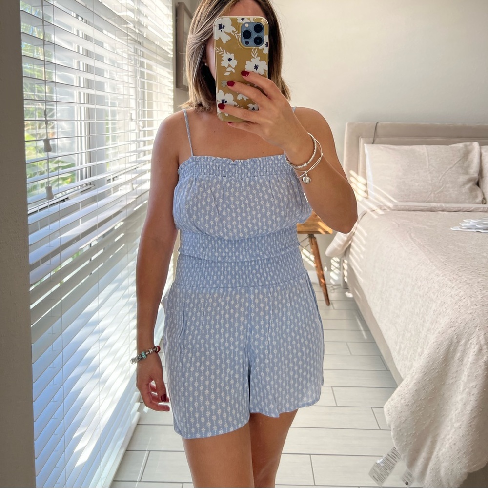 Blue two piece set
